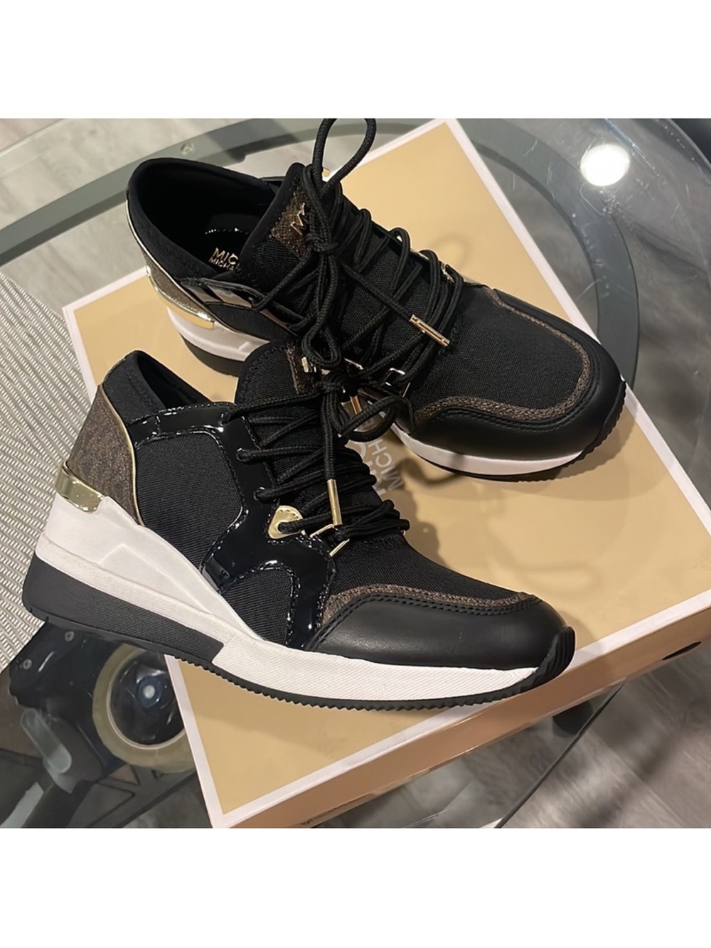 MK Women wedge Sneakers